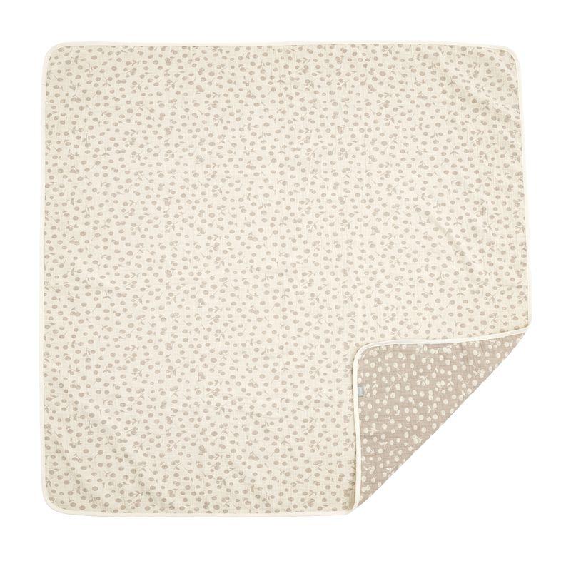 Couverture d'emmaillotage en mousseline 110x110 cm STOKKE pliée 2