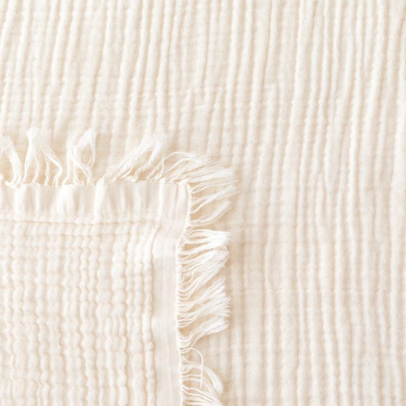 Couverture Double Swaddle Mousseline Ecru BEMINI zoom