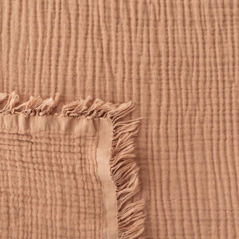 Couverture Double Swaddle Mousseline Moka BEMINI zoom