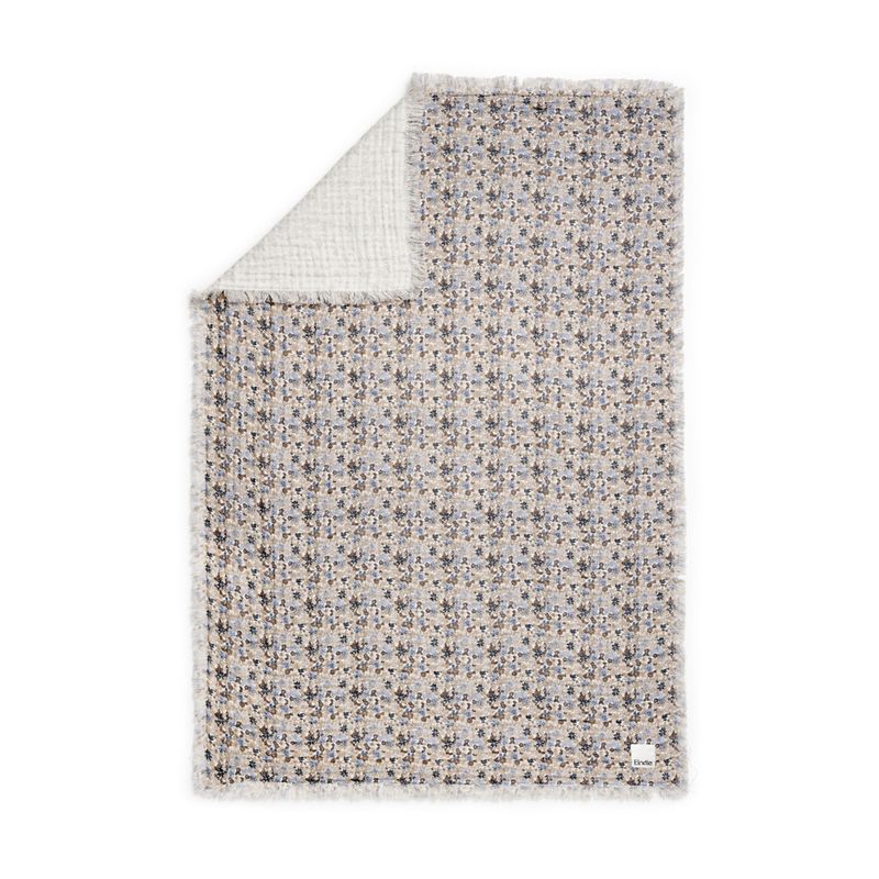 Couverture en Coton Doux Blue Garden Elodie produit