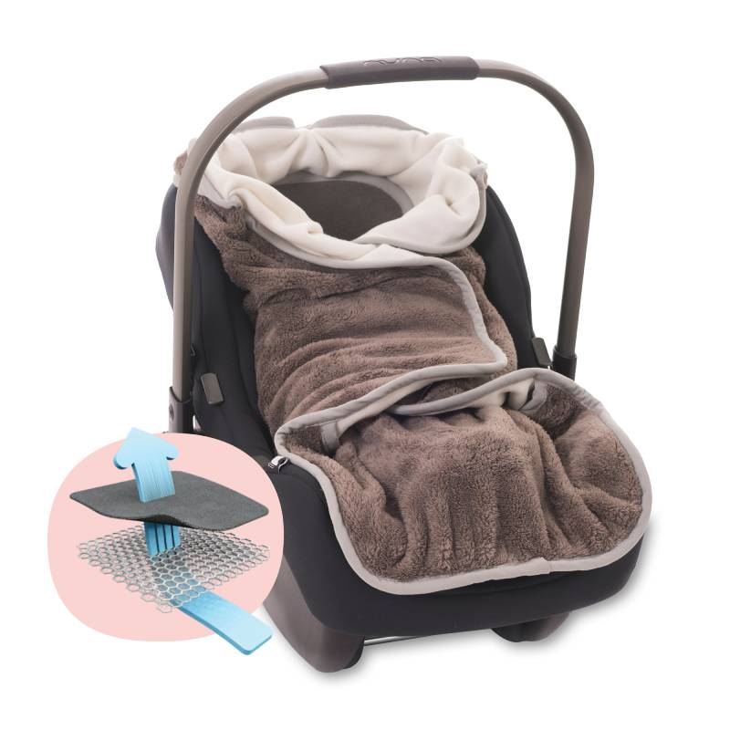 Couverture enveloppante Air Wrapper S siege-auto groupe 0+ anthracite Aeromoov