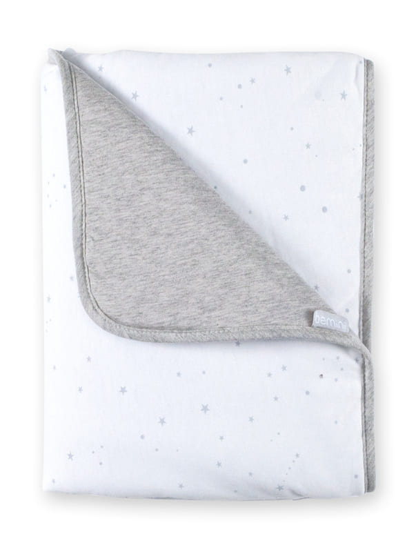 Couverture Jersey + Jersey 75 x 100 cm Étoiles écru Bemini Produit