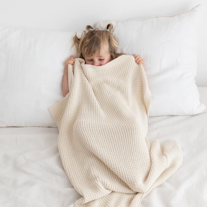 Couverture Knitty Ecru BEMINI lifestyle 2