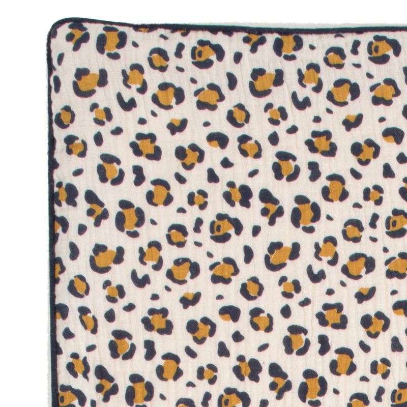 Couverture Léopard Sauthon motif leopard