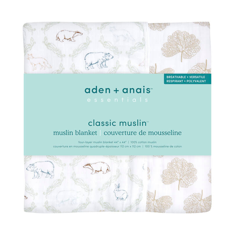 Couverture en mousseline de coton Harmony Aden + Anais pack