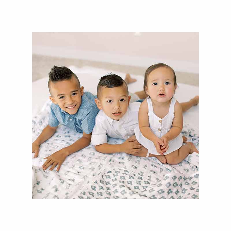 Couverture de rêve en mousseline de coton Now + zen Aden + Anais Ambiance