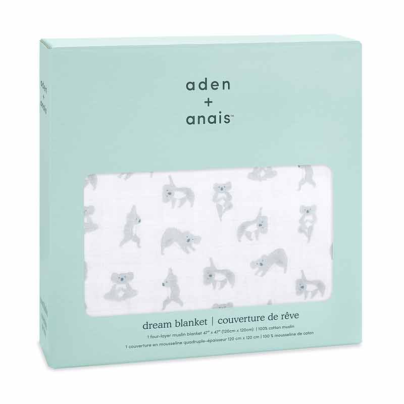 Couverture de rêve en mousseline de coton Now + zen Aden + Anais Boîte