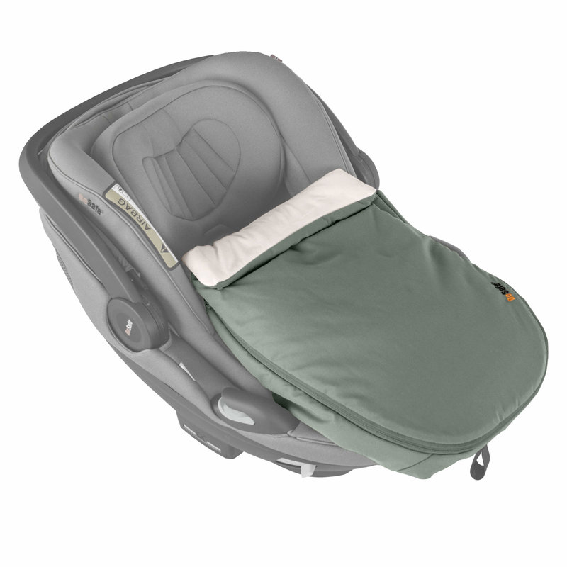 Couvre jambe Wind & Weather Cover Go Beyond Meadow Green BeSafe ouvert siège fantôme