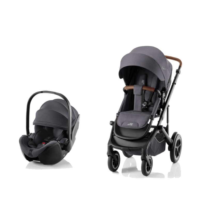 Pack duo poussette Smile 5Z + siège-auto Baby-Safe Pro Britax Cover