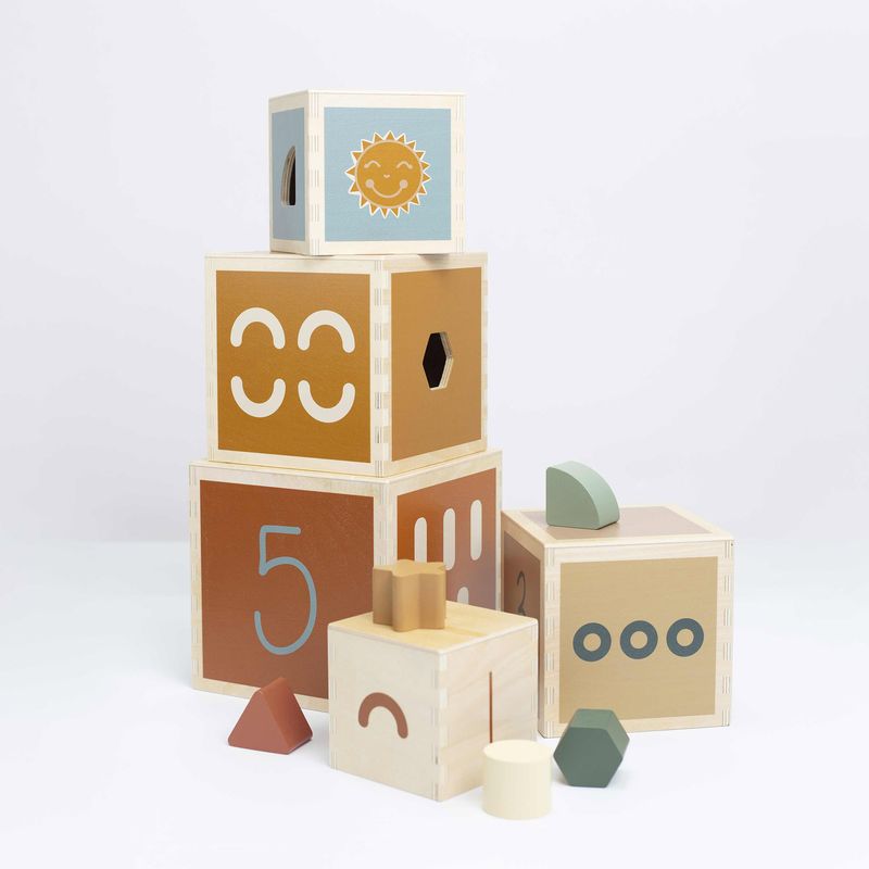 Cubes Empilables En Bois Fsc 3kg7 cubex defaits