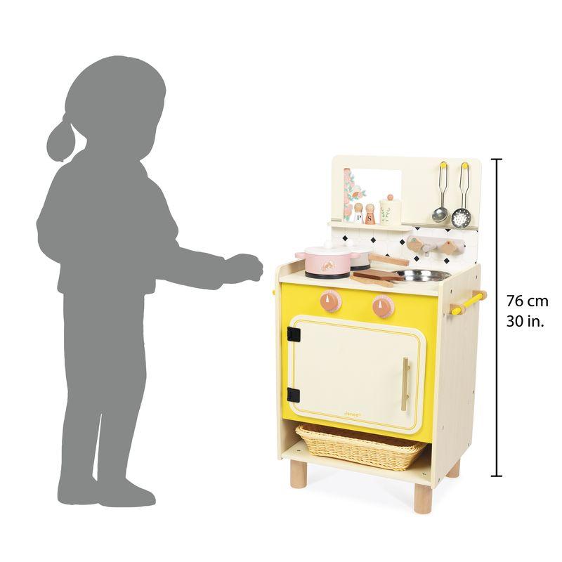 Cuisine en bois Mamie Soleil JANOD comparatif hauteur d'enfant
