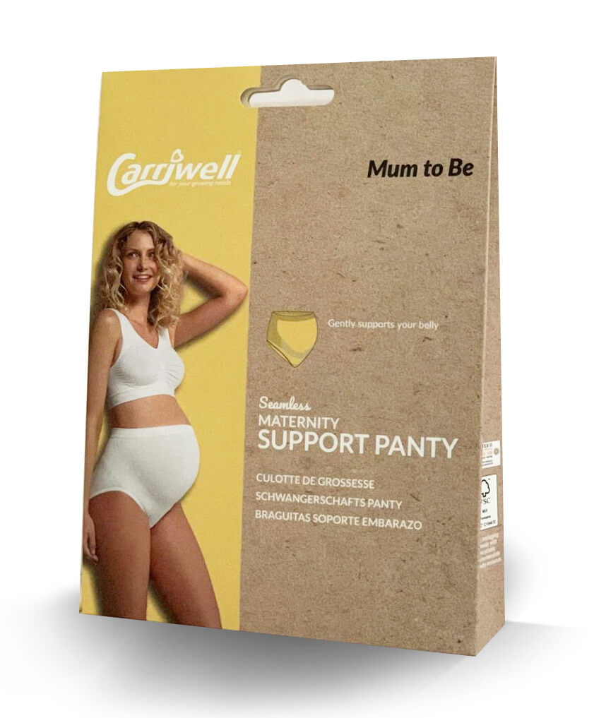 Culotte de maternité sans coutures Blanc Carriwell Packaging