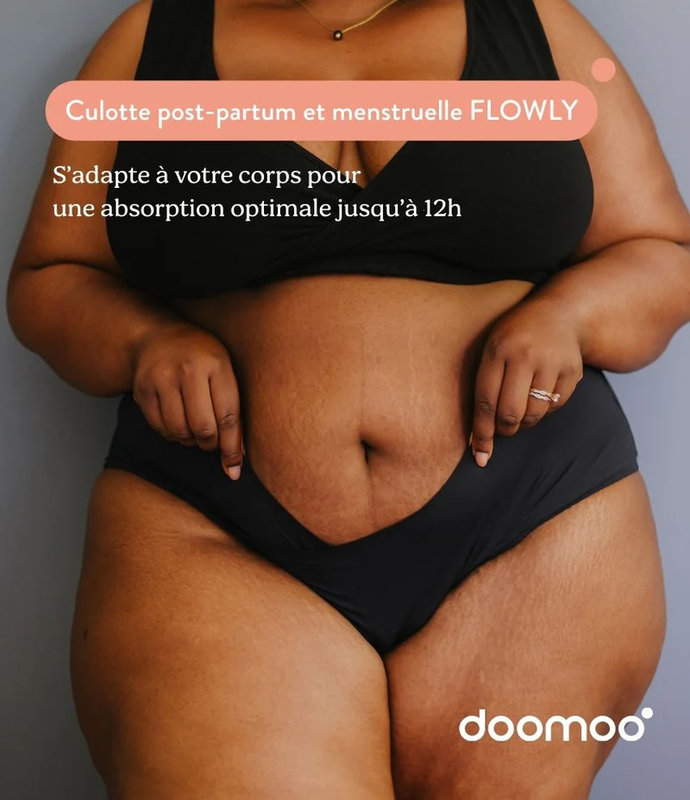 Culotte Post-Partum Flowly Black XS-S-M Babymoov lifestyle 2