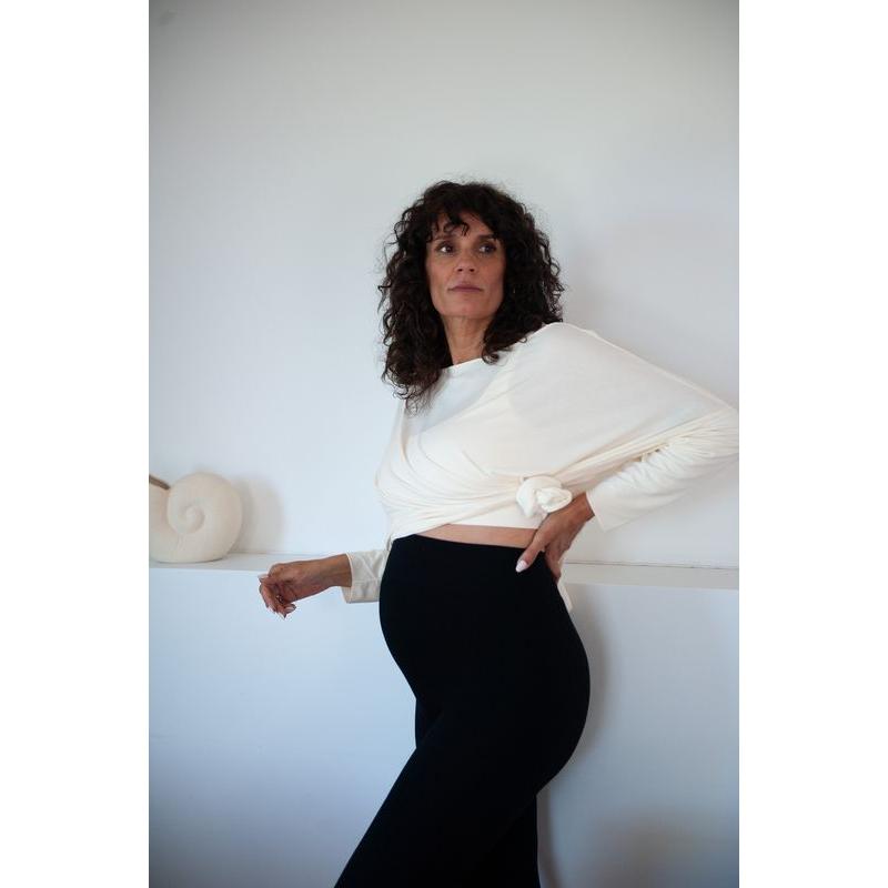 Cycliste de grossesse sans coutures Noir L/XL MAMA HANGS lifestyle 2