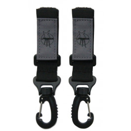 Sangles poussette b b pour sac langer noir Lassig Bambinou