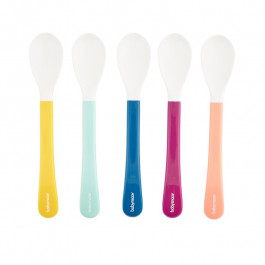 Lot De 5 Cuilleres Bebe En Silicone 2eme Age Babymoov Bambinou