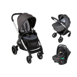 Pack Trio Alysia nacelle LightNap coque Kiros Chicco Bambinou