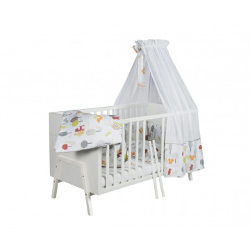 Lit bebe evolutif 70x140 HOLLY BLANC Schardt BamBinou