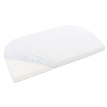 PTIT BASILE Drap housse bébé coton Bio berceau cododo 50x80 cm Blanc pas  cher 