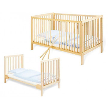 Lit bébé Hanna naturel 70 x 140 Pinolino BamBinou.com