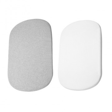 Lot de 2 draps pour Cododo IORA Blanc/Gris