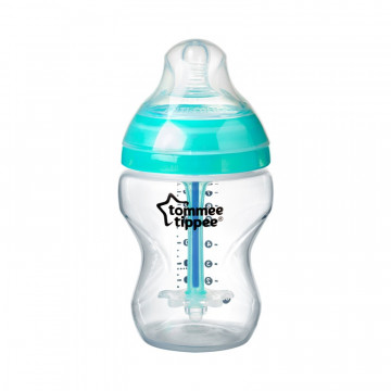 Biberon anti-colique avancé - Tommee Tippee - décoré - 3m+ - 340ml Couleur  Bleu