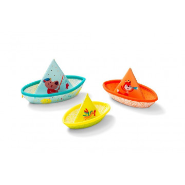 Jouets de bain 3 petits bateaux - Lilliputiens - Bambinou