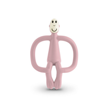 Anneau de dentition Original Matchstick Monkey Dusty Pink Matchstick Monkey face