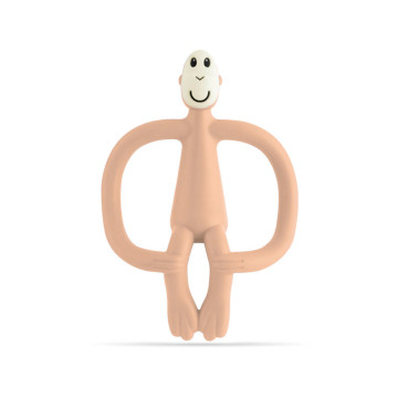 Anneau de dentition Original Matchstick Monkey Peach Salmon Matchstick Monkey face