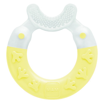 Anneau de dentition nettoyant Aléatoire MAM
jaune