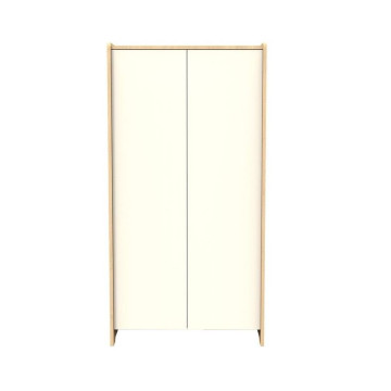 Armoire 2 Portes Vanille SAUTHON face