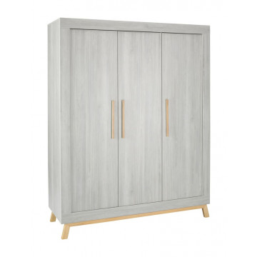 Armoire 3 portes Miami Gris Schardt 1