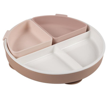 Assiette compartimentée porcelaine Mix & Match BEABA produit