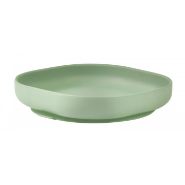 Assiette silicone ventouse Vert sauge Béaba