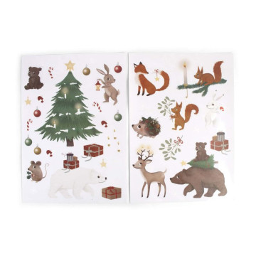 Autocollants pour fenêtre Wonderful Winter Forest Friends Filibabba produit