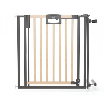 Barrière de sécurité Escalier Easylock Wood plus 84,5 - 92,5 cm naturel sans percer Geuther Bambinou