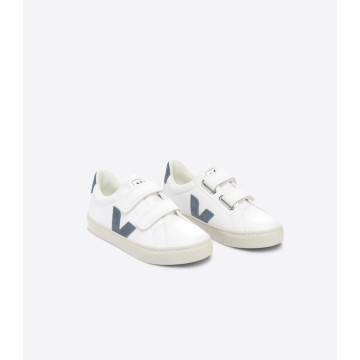 Baskets Small Esplar ChromeFree Leather Extra-White California Veja devant