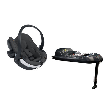 Pack Siège-auto iZi Go Modular X2 i-Size groupe 0+ Anthracite Mesh + Base BeSafe cover