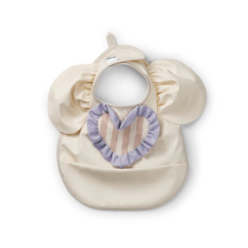 Bavoir Oat White Elodie produit