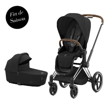 Pack poussette Priam 4 + Nacelle Luxe Cybex logo