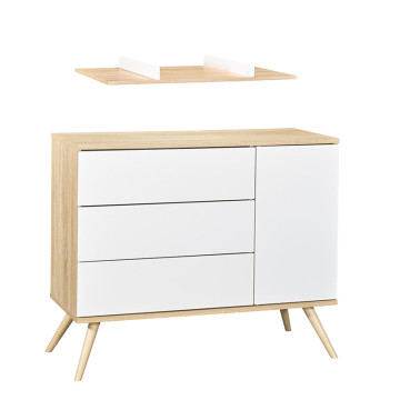 Commode 3 tiroirs Seventies avec plan à langer Sauthon cover