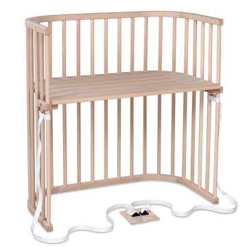 Berceau Cododo Boxspring Naturel non traité Babybay