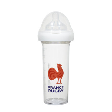 Biberon 210 ml 6m+ Logo XV Coq Rouge Le Biberon Francais produit face