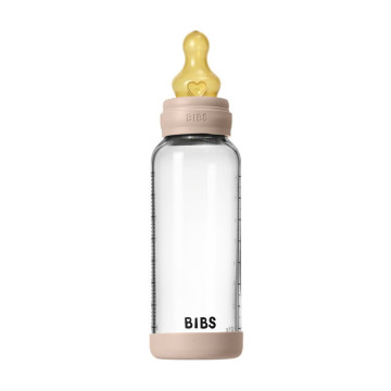 Biberon en verre Tétine Latex 240 ml Débit Moyen Bibs produit