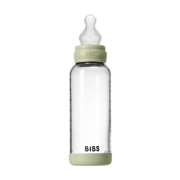 Biberon en verre Tétine Silicone 240 ml Débit Moyen Bibs produit