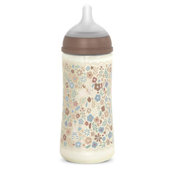 Biberon Polyamide 360ml Tetine Sxpro L Wonderland Liberty beige SUAVINEX sans bouchon