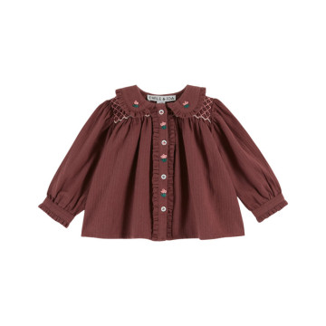 Blouse Smockée Violine Emile & Ida face 
