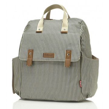 BM5151 Sac a dos a langer Robyn Convertible Backpack Navy Stripe Produit Babymel Bambinou