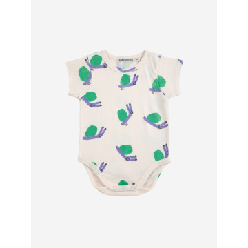 Body manches courtes Funny Snail Bobo Choses face