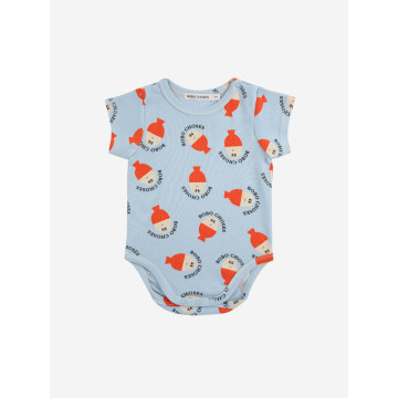 Body manches courtes Morning Egg Bobo Choses face